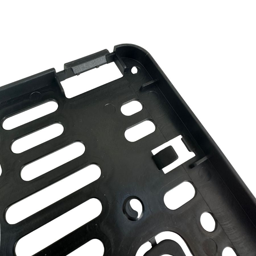 Kennzeichenhalter 220x200 schwarz - Mehrfarbiger Digitaldruck 4C mit Domingveredelung - Ab 50 Stück