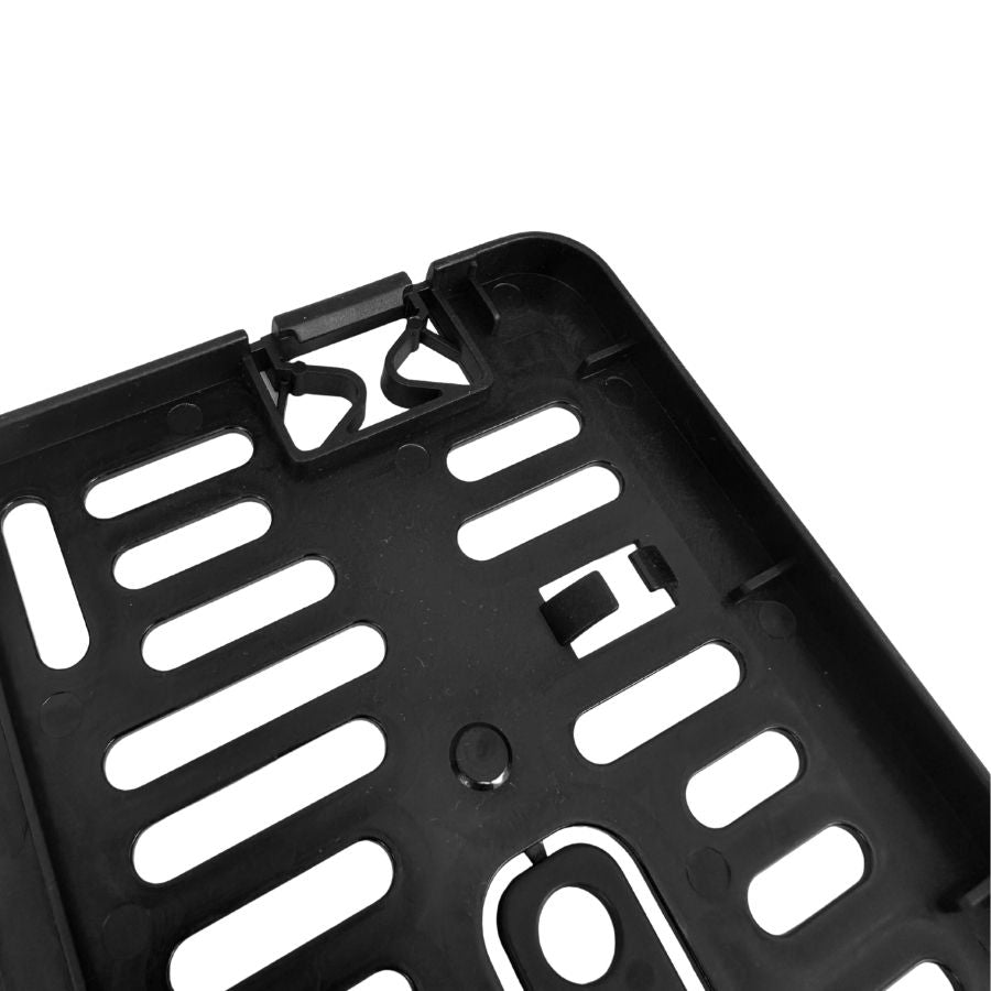 Kennzeichenhalter 280x200 schwarz - Einfarbiger Siebdruck - Ab 50 Stück