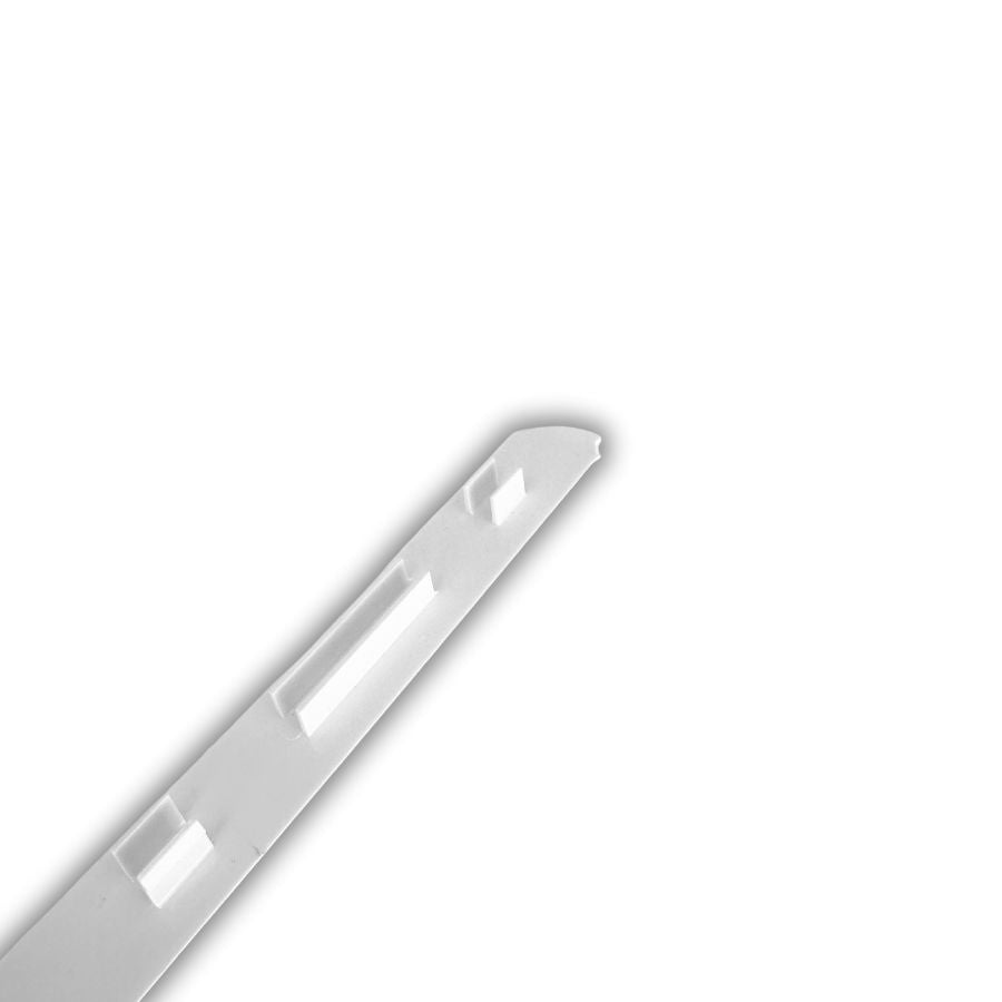 Werbeleiste weiß - mit Dreifarbiger Siebdruck - Ab 100 Stück