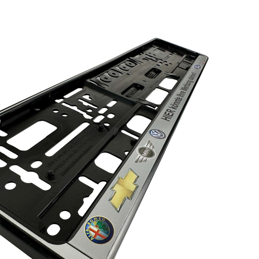 Bedruckte Nummernschildhalter, individuell und originell