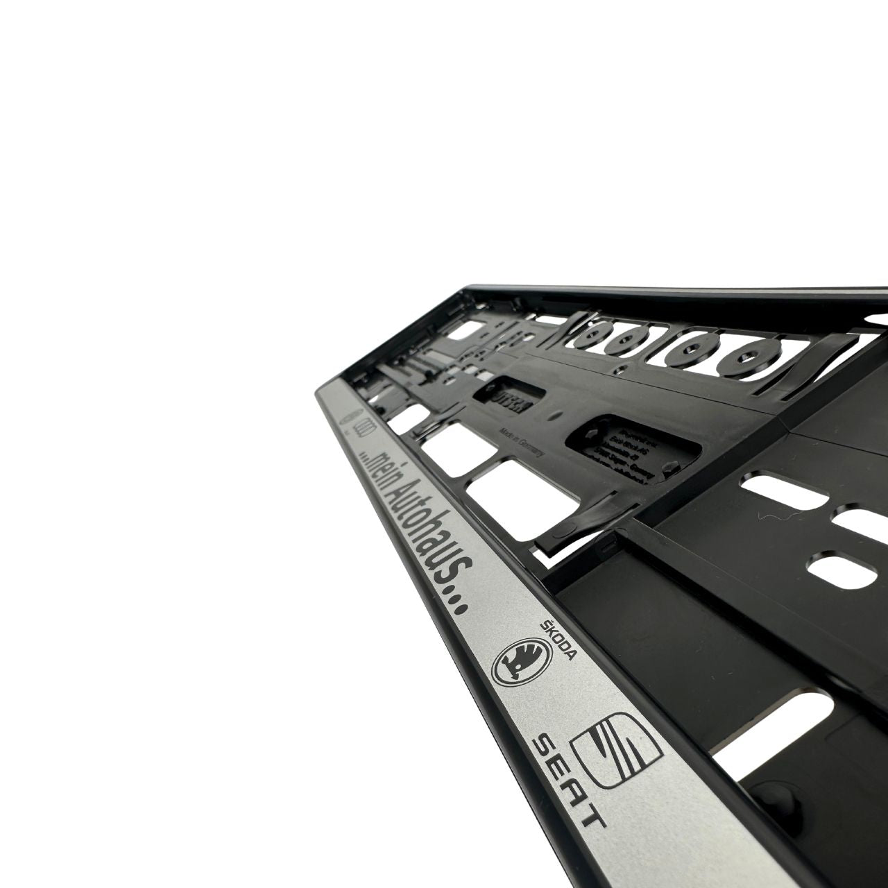 Kennzeichenhalter silber - Digitaldruck mehrfarbig 4C - Ab 2 Stück