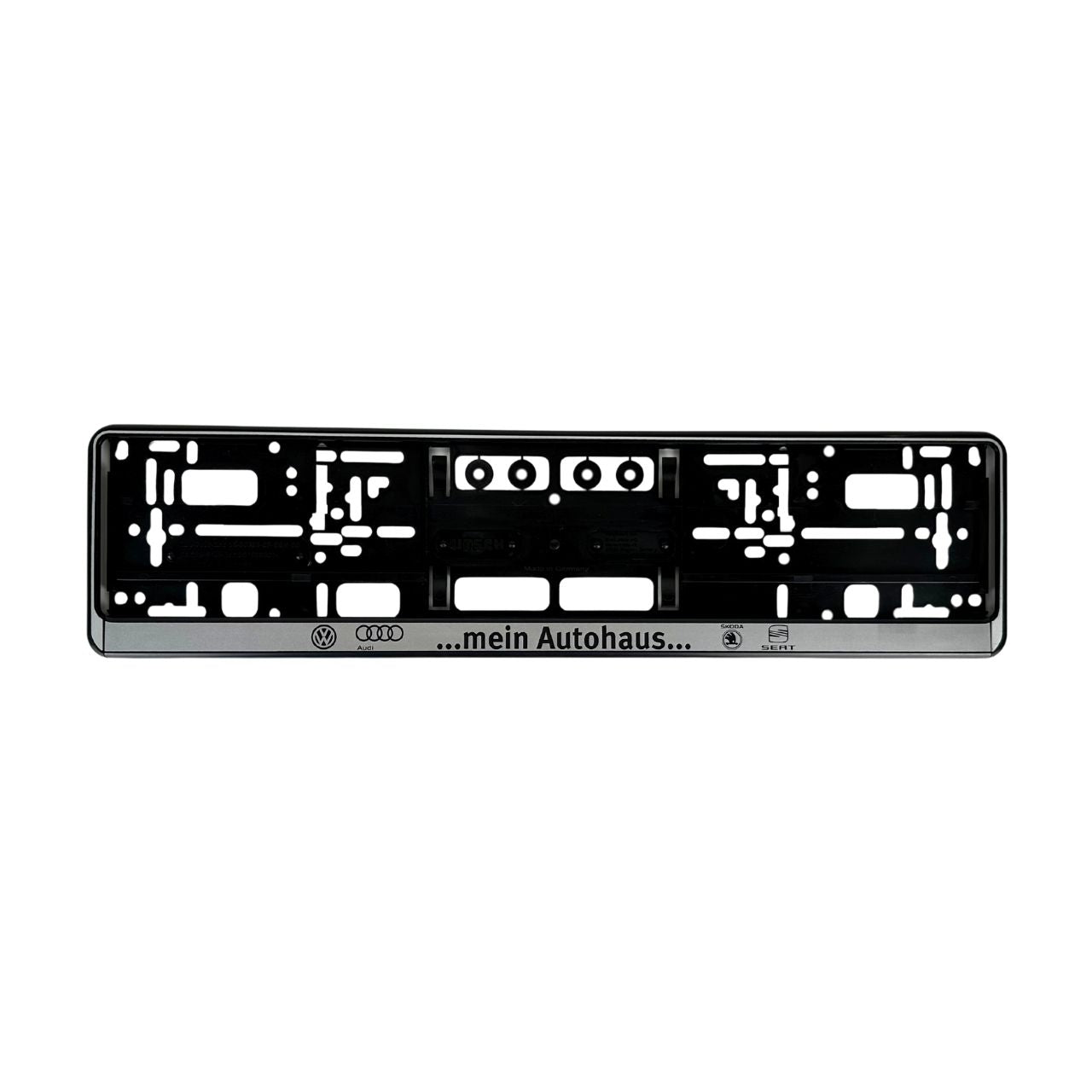 Kennzeichenhalter silber - Digitaldruck mehrfarbig 4C - Ab 2 Stück