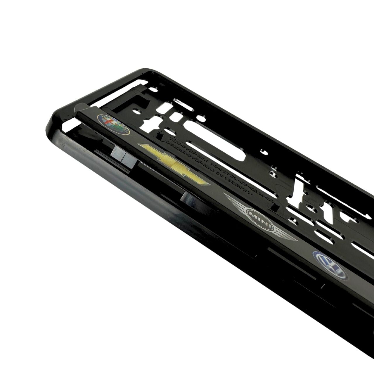 Kennzeichenhalter schwarz - Digitaldruck mehrfarbig 4C - Ab 2 Stück