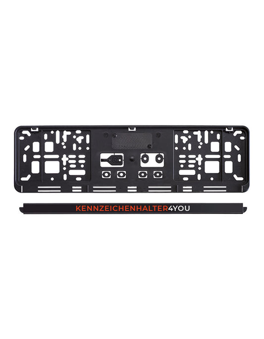 Kennzeichenhalter 460 mm -  Mehrfarbiger Digitaldruck - Ab 10 Stück