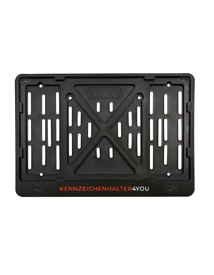 Kennzeichenhalter 340x200 schwarz - Ab 50 Stück