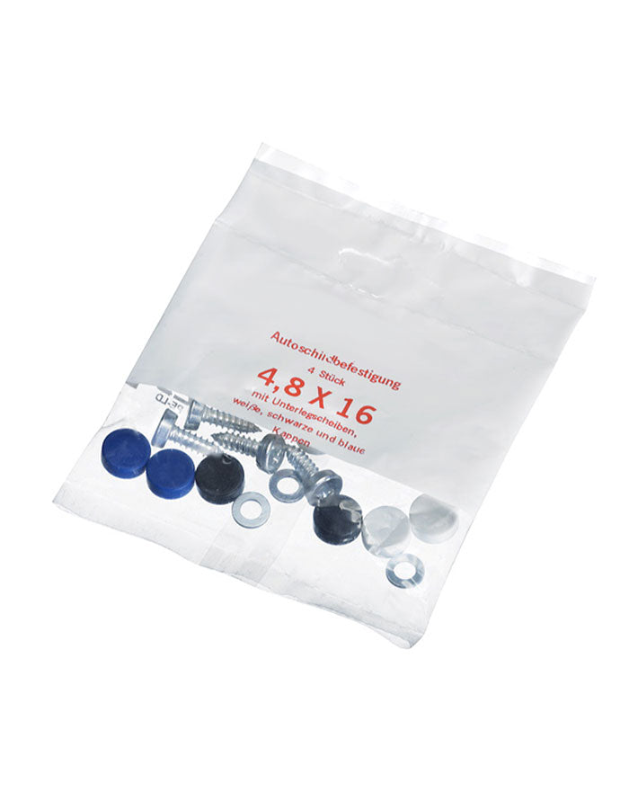 Kennzeichenhalter Schrauben-Set für PKW - 4,8 x 16 - Ab 50 Stück