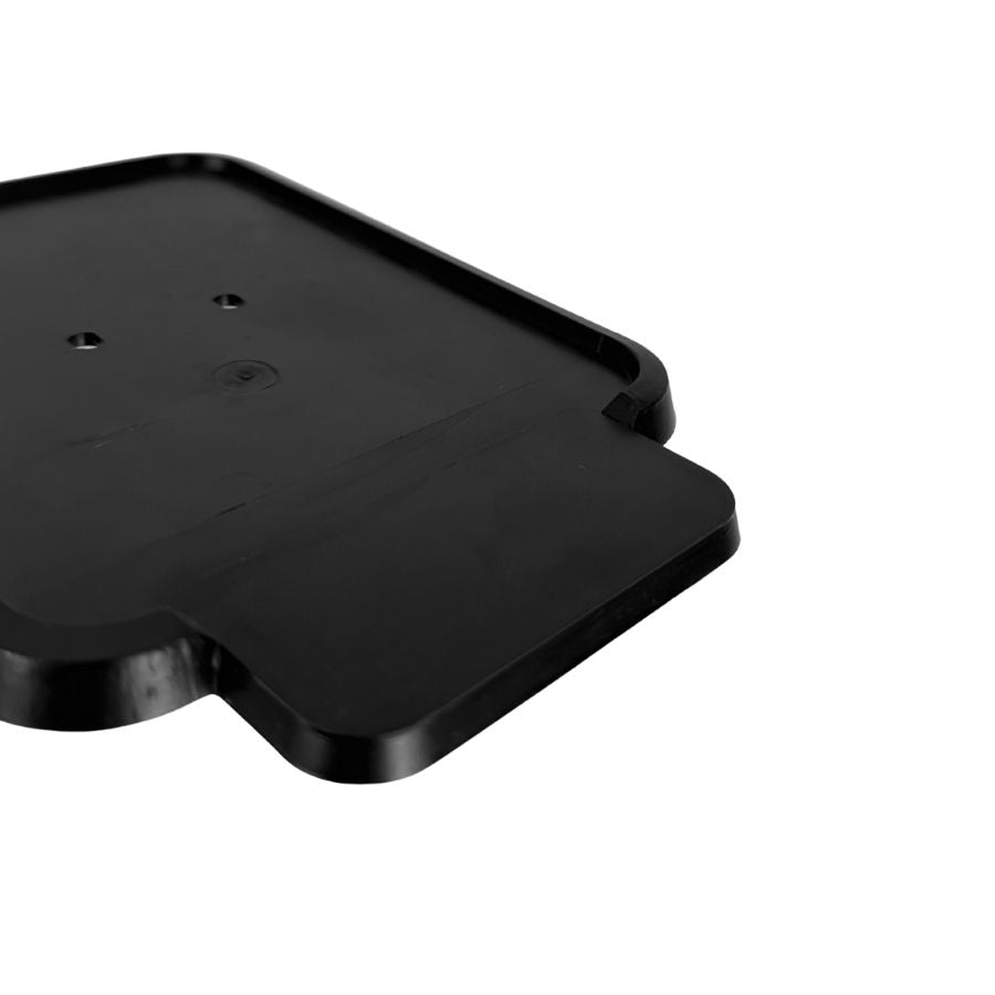 Kennzeichenhalter 140x105 schwarz - mit einfarbigem Siebdruck - Ab 50 Stück