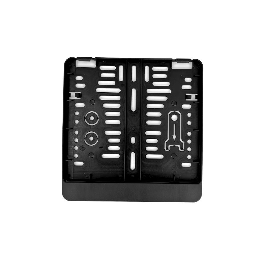Kennzeichenhalter 220x200 schwarz - Einfarbiger Siebdruck - Ab 50 Stück