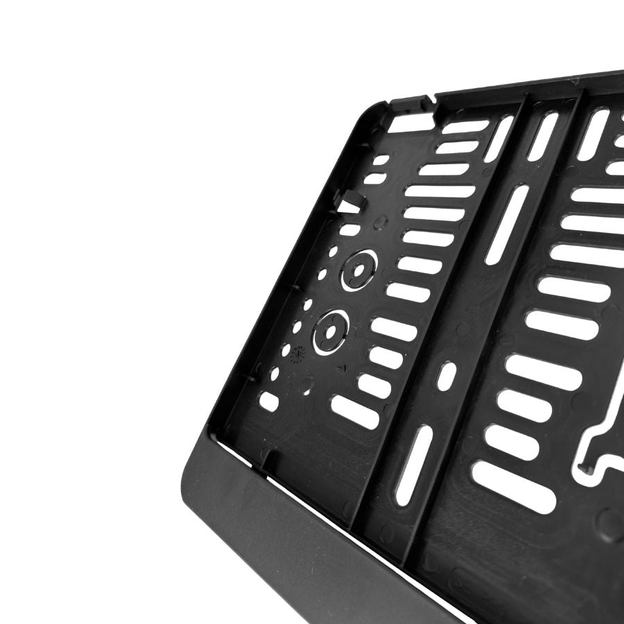 Kennzeichenhalter 220x200 schwarz - Einfarbiger Siebdruck - Ab 50 Stück