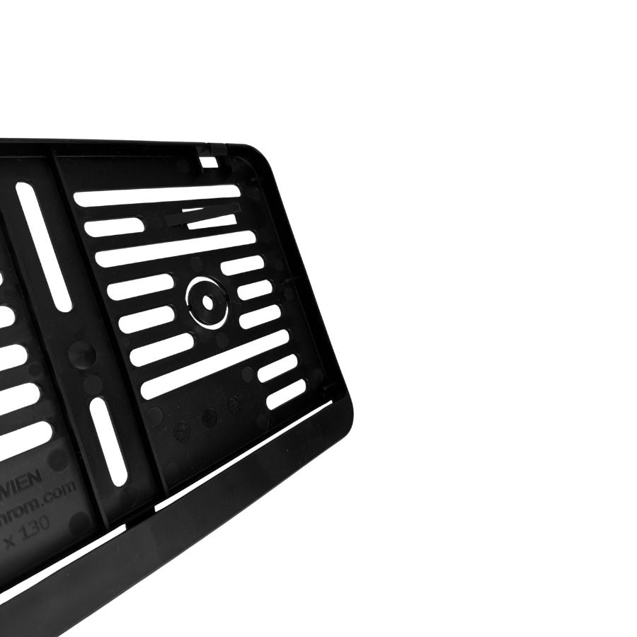 Kennzeichenhalter 240x130 schwarz - Einfarbiger Siebdruck - Ab 50 Stück