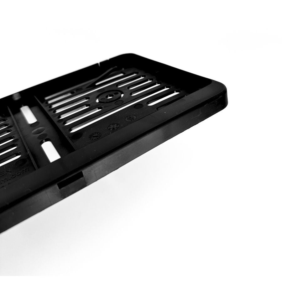 Kennzeichenhalter 240x130 schwarz - Einfarbiger Siebdruck - Ab 50 Stück