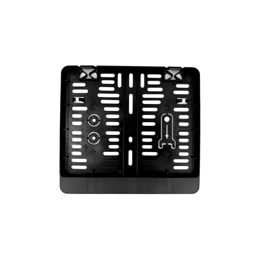 Kennzeichenhalter 280x200 schwarz - Mehrfarbiger Digitaldruck 4C mit Domingveredelung-  Ab 50 Stück