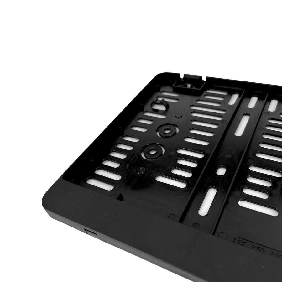 Kennzeichenhalter 280x200 schwarz - Einfarbiger Siebdruck - Ab 50 Stück
