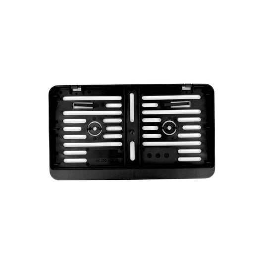 Kennzeichenhalter 255x130 schwarz - Mehrfarbiger Digitaldruck 4C mit Domingveredelung - Ab 50 Stück