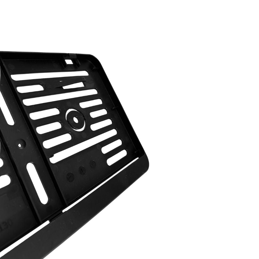 Kennzeichenhalter 255x130 schwarz - Einfarbiger Siebdruck - Ab 50 Stück