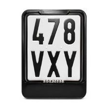 Kennzeichenhalter "M" 140x105 schwarz - für Mofa-Kennzeichen mit einfarbigem Siebdruck - Ab 50 Stück
