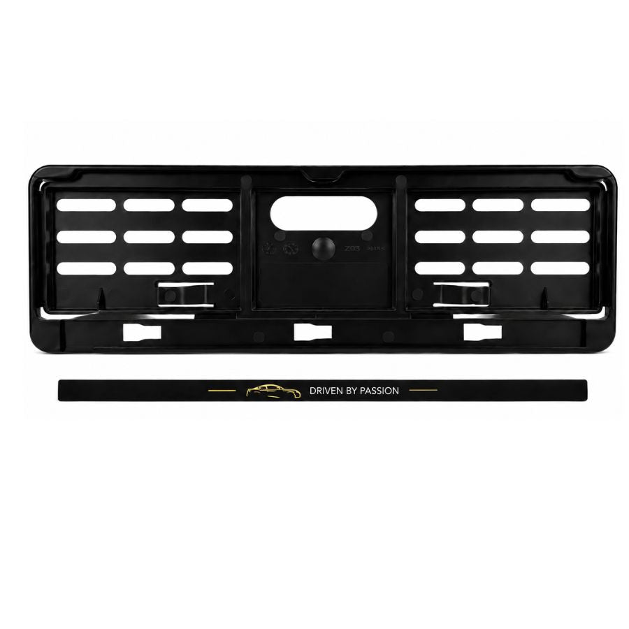 Kennzeichenhalter Schweiz - Set 30 x 8 cm & 30 x 16 cm - Siebdruck zweifarbig - Ab 50 Sets