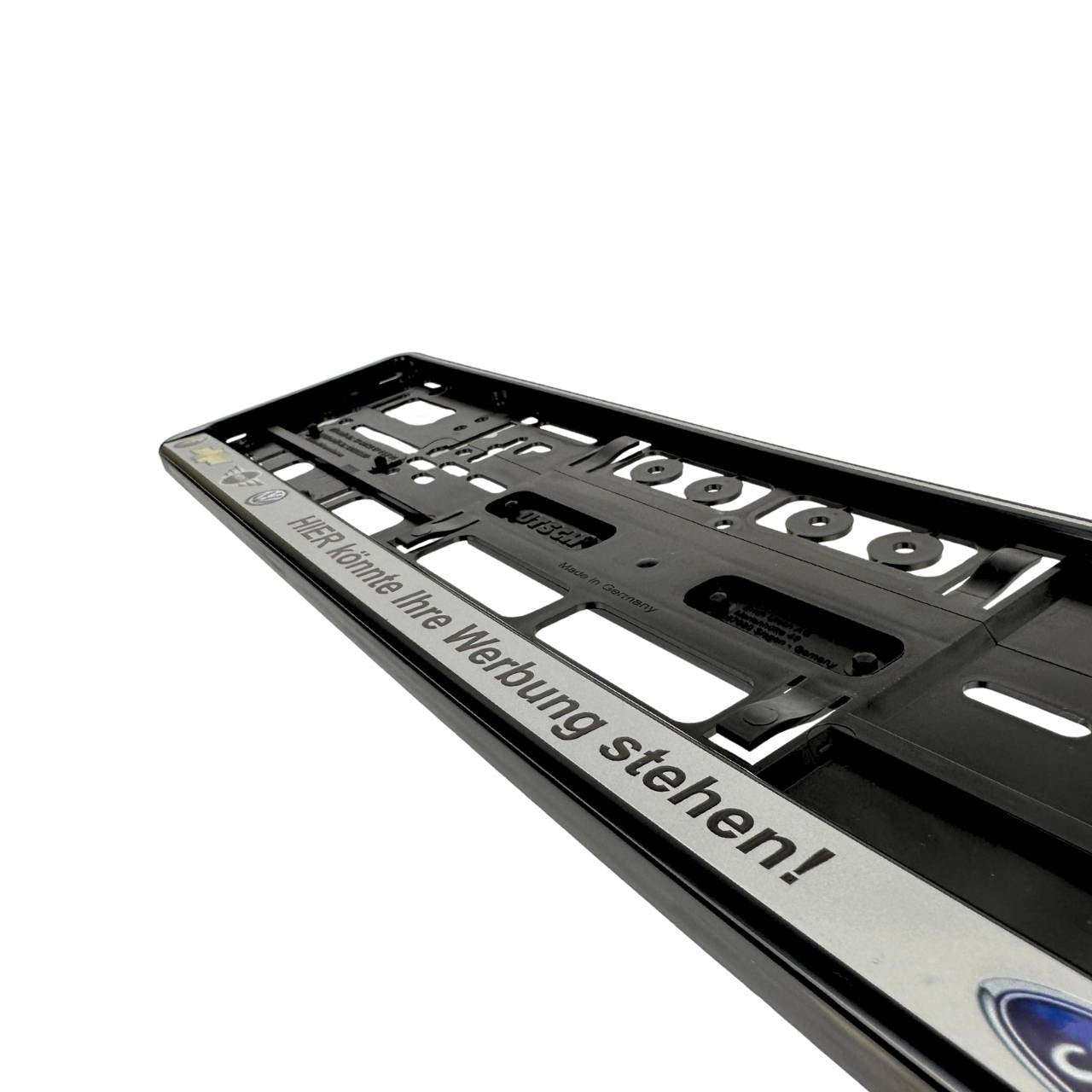 Kennzeichenhalter silber - Digitaldruck mehrfarbig 4C - Ab 2 Stück